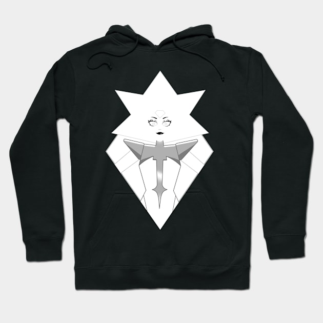 White Diamond Hoodie by Spiral-Squid